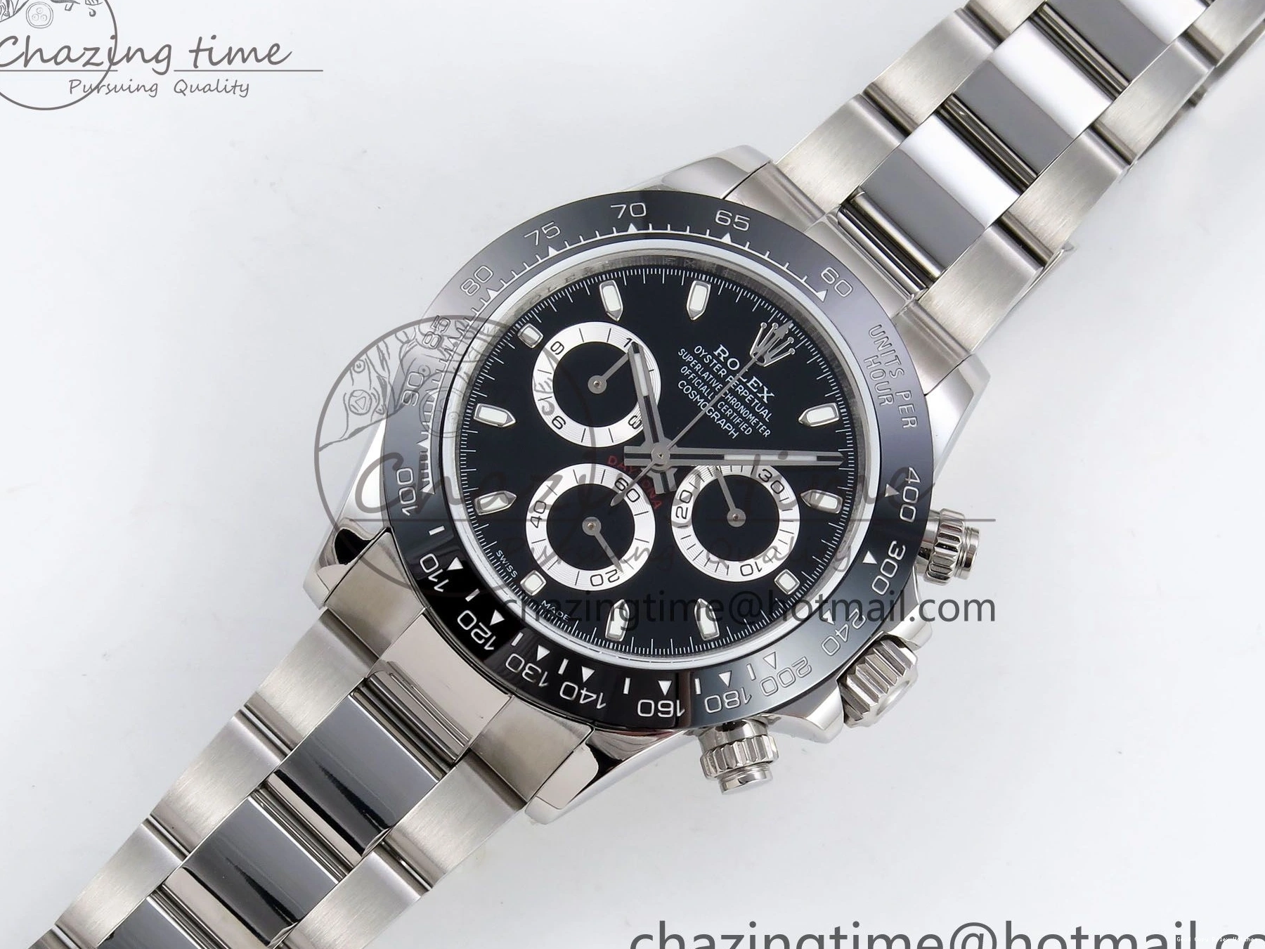 Best AAA Replica Sites Dial 116500 SS Daytona Steel Breathable JDF Best 1:1 Edition on Black 904L A 1337 Bracelet 1231